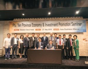 Tracodi Signed A Cooperating Agreement With SungPoong Company (Korea) At The Investment And Economic Promotion Conference In Phu Yen Province In Korea