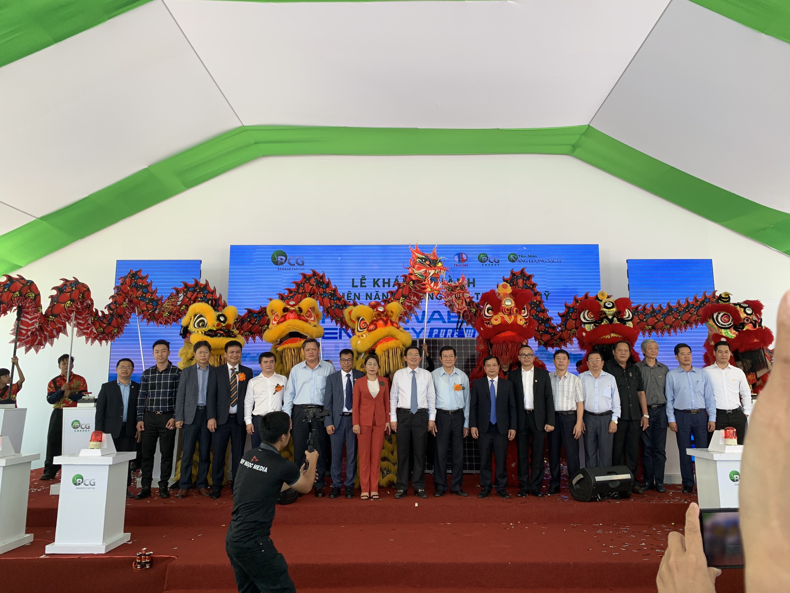 BCG Energy held a grand-opening for Phu My solar farm