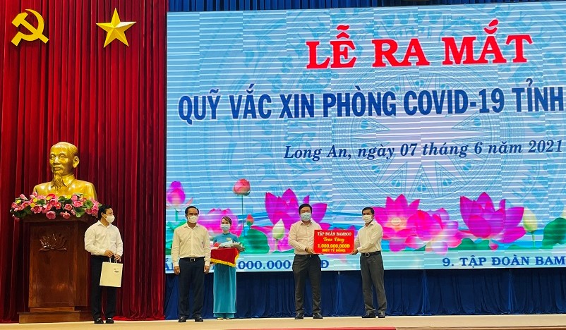 Bamboo Capital Group supports Covid-19 vaccine fund in Long An province