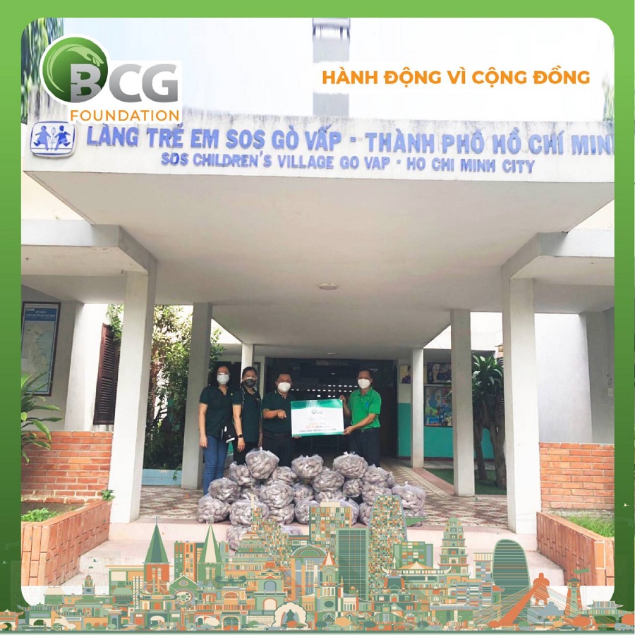 BCG Foundation tặng 8 tấn nông sản cho làng SOS và người dân khó khăn do COVID-19