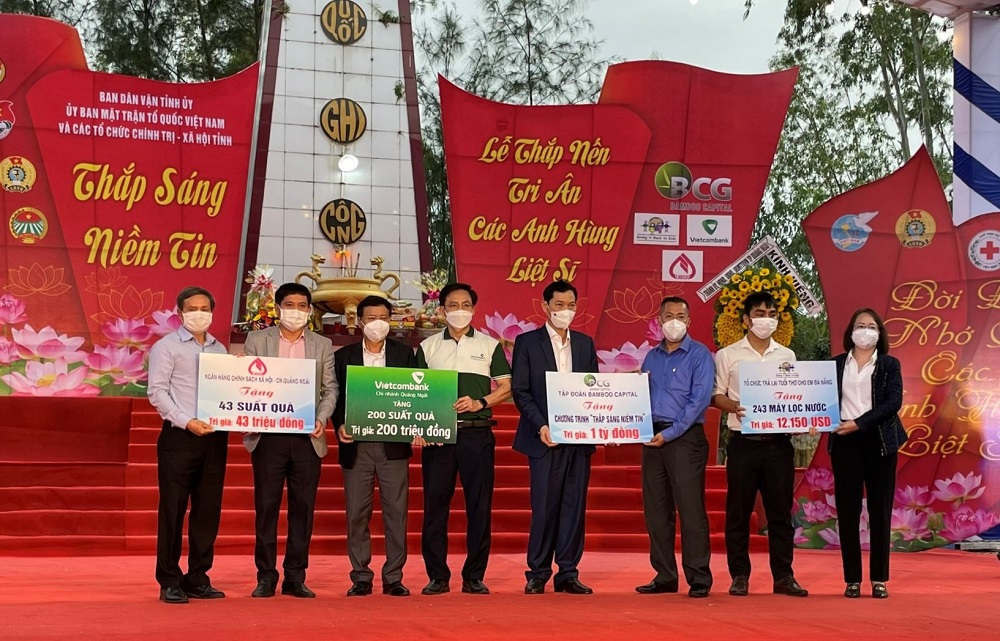 Bamboo Capital Group supports “Dreams Come True” in Quang Ngai province