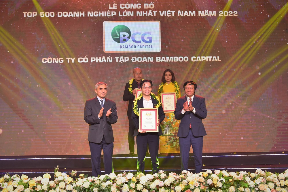 Tập đoàn Bamboo Capital 6 năm liên tiếp góp mặt trong Top 500 doanh nghiệp lớn nhất Việt Nam